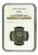 Scarce MS 63 NGC Graded Nickel One Rupee Coin of King George VI of Bombay Mint of 1947.