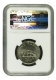 Scarce MS 63 NGC Graded Nickel One Rupee Coin of King George VI of Bombay Mint of 1947.