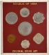 Extremely Rare Proof Set of Decimal Coins of Bombay Mint of 1962  of Republic India.