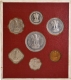 Extremely Rare Proof Set of Decimal Coins of Bombay Mint of 1962  of Republic India.