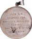 Extremely Rare Jammu and Kashmir State Silver War Medal of 1919.