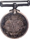 Colonial Auxiliary Forces Long Service  Minature Silver Medal of King George V.