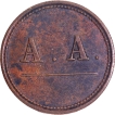 Extremely Rare Anglo-American direct tea trading company Bronze Token.