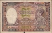 Extremely Rare One Thousand Rupees Banknote of King George VI Signed by J B Taylor of 1938 of  Calcutta  Circle.