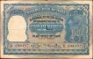 Fist Issue One Hundred Rupees Banknote of Signed by B Rama Rau of Delhi Circle of 1950.