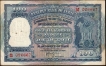 One Hundred Rupees Banknote Signed by H V R Iyengar of Republic India of 1953 with Elephants at back