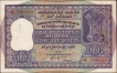 Uncirculated Condition One Hundred Rupees Banknote Signed by H V R Iyengar of Republic India of 1960.