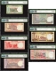   7 PMCS Graded 63,65 & 64  Different Denomination Banknotes Fancy Number 786786 Signed by Bimal Jalan of Republic India.