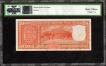 Extremely Rare PMCS Graded as 63 UNC Serial Number Printing Error  Twenty Rupees Banknote Signed by S Jagannathan of Republic India of 1972.