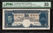 PMG Graded  35 Very Fine Five Pounds Banknote of   King George VI of  Australia of 1941.