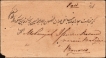 Very Rare cover of 1853 Dispatched from Allahabad addressed to Banaras Maharaja