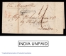 Extremely Rare Pre Stamp Letter by Secretary Bank of Bombay to famous Printers Perkins Bacon & Co in 1858