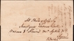 Unrecorded type Extremely Rare Steamer Letter dispatched from Alexandria to Agra via Calcutta in 17 June 1853