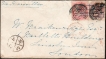 Rare EIC Cover of Foreign Post letter sent in 1869 to London via Marseilles.