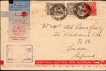 Rare First Flight Special Air Mail MULTICOLOR cover with Christmas Greetings from Australia to England