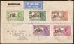 Extremely Rare First Day Cancellation of Jubilee Cover of King George V used for Air Mail Cover.