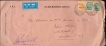 Air Mail Cover of His Majesty   s Service dispatched Shimla to London with postmark ARMY HEADQUARTERS SIMLA