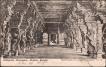 Rare & Excellent condition Picture Post Card of 1906 of view of Madura Temple Killiputtu Mantapam, 