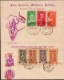 Joint Issue cancellation sheet of India & Pondicherry in event of India Celebrates Gandhi Birthday in 1952