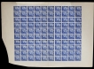 Rare MNH Compleate sheet of 100 Stamps valued Azad Hind  2    as + 2    as. 