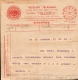Rare Telegram with cover of Singapore 1928 text contain the receive the Money of Ten Thousand Doller.
