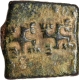 Swastika type Square Copper Coin of Saurashtra Region of Post Mauryas.