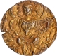 Base Gold Dinar Coin of Later Kushan in Ardokhsho type.