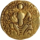 Rare Samudragupta Gold Dinar Coin of Scepter type.