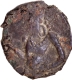 Extremely Rare Chandragupta II Copper Coin of Guptas of Standing King  type.