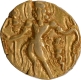 Rare Gold Dinar Coin of Chandragupta II of Guptas of Archer type.