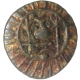 Copper Base Alloy Coin of Vishnukundin Dynasty of Andhra Region.