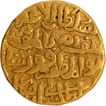 Delhi Sultanate Tughluq Dynasty Firuz Shah Tughluq Gold Tanka Coin with the name of Abul Fath al Mutasid Billah.