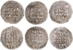  Lot of 3 Different Variety Coins Ghaznavid Dynasty Yamin-ud-daula Mahmud Mahmudpur (Lahore) Mint Silver Dirham (Bilingual Dirham) AH 41x