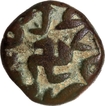 Early Mangarh Type Copper Quarter Dam Coin of Akbar.