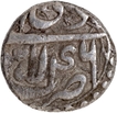 Akbar Lahore Mint Silver Half Rupee Elahi 46 Month Di (Capricorn) Coin,
