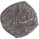 Aurangazeb Alamgir  Burhanpur  Mint type  Silver Square One Eighth  Rupee Coin,  