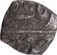 Aurangazeb Alamgir  Ujjain Mint (off flan) Silver Square One Eighth  Rupee  Badr Munir Couplet Coin.