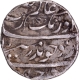 Aurangzeb Silver Rupee  Coin with Obverse & Reverse of Badr Munir Couplet.