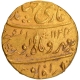 AU in Condition Gold Mohur Coin of Jahandar Shah of Shahjahanabad Dar ul khilafa Mint.