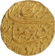 Farrukhsiyar Gold Mohur Coin of Shahjahanabad Dar ul Khilafa Mint with Hijri year 1125 and Ahad RY.