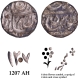 Rare CIS-Patiala, Sahib Singh Sahrind Mint  Silver Rupee Coin of  AH 1207.