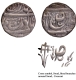 CIS-Patiala, Karam Singh Sahrind Mint Silver Rupee Coin with Flower, Crescent and Cross symbol as mint mark.