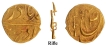 Patiala State,  Yadvinder Singh Gold One Third Mohur Coin with Rifle Mark.