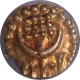 NGC Graded as MS 63 Gold Half Fanam Coin of  Dharmarja of Travancore State.