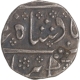 Indo-French Silver Half Rupee Coin of Arkat Mint with 7 RY.