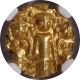 NGC Graded as MS63 Gold Three Swami Pagoda Coin of Madras Presidency.