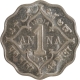 Scarce One Anna Cupro Nickel Coin of King George V of Bombay Mint of 1927.