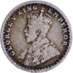 Scarce 1911 Pig Type King George V Silver Two Annas Coin of Calcutta Mint.