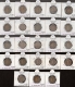 King George V of Cupro Nickel Two Annas Twenty-Three Coins Collection of Different Years and Mints.