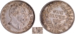 King William IIII of Silver One Rupee Coin of Calcutta Mint of 1835.